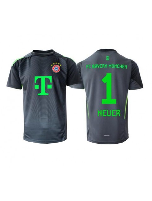 Bayern Munich Manuel Neuer #1 Golmanski Gostujuci Dres 2025-26 Kratak Rukavima Bayern Munich Manuel Neuer #1 Golmanski Gostujuci Dres 2025-26 Kratak Rukavima
